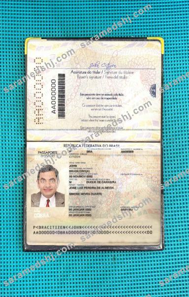 Brazil passport version 2 (2019-present) photo look